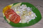 Курица с кабачками в духовке
